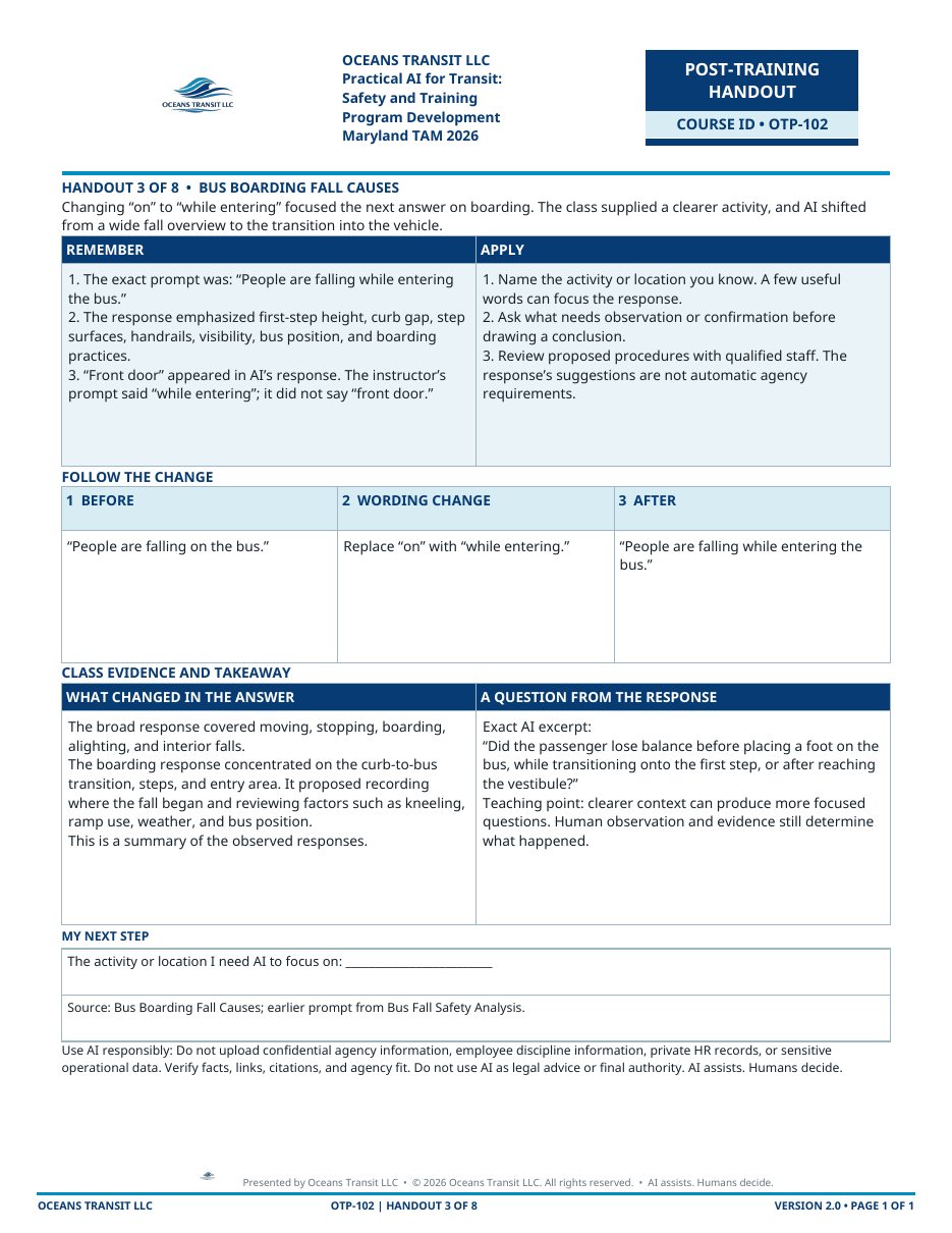 First-page preview of Boarding fall causes: prompt refinement